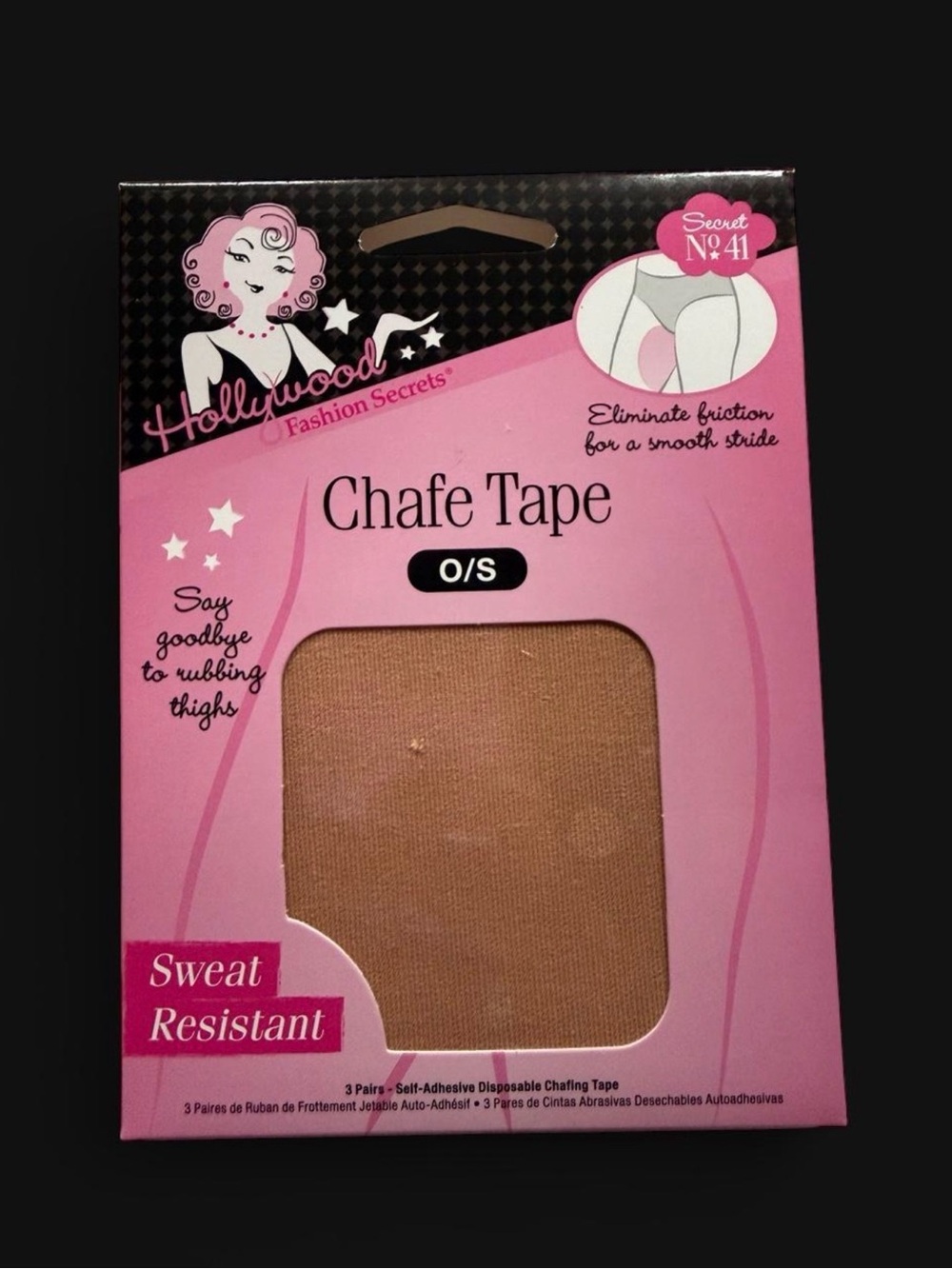 Hollywood Fashion Secrets Chafe Tape - Nude